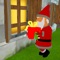 At this Christmas Santa on his cart with 4 reindeer is on a mission to deliver gifts door to door