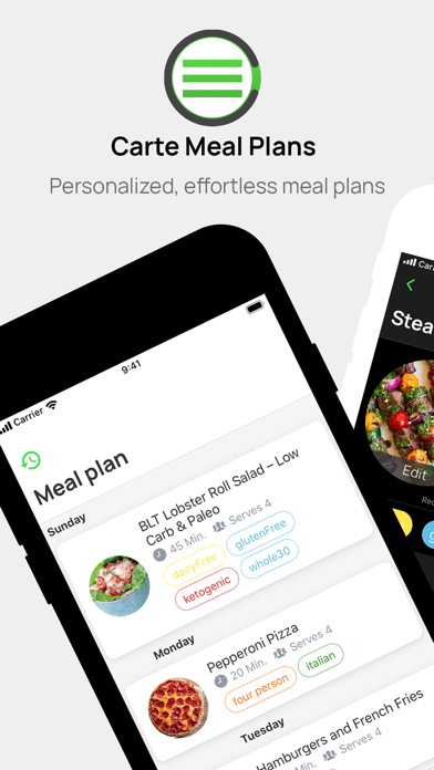 How to cancel & delete Carte - Easy Meal Plans from iphone & ipad 1