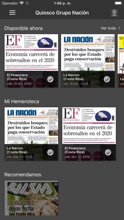 Quiosco Grupo Nación