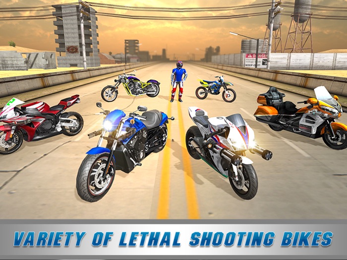 射击自行车赛车模拟器