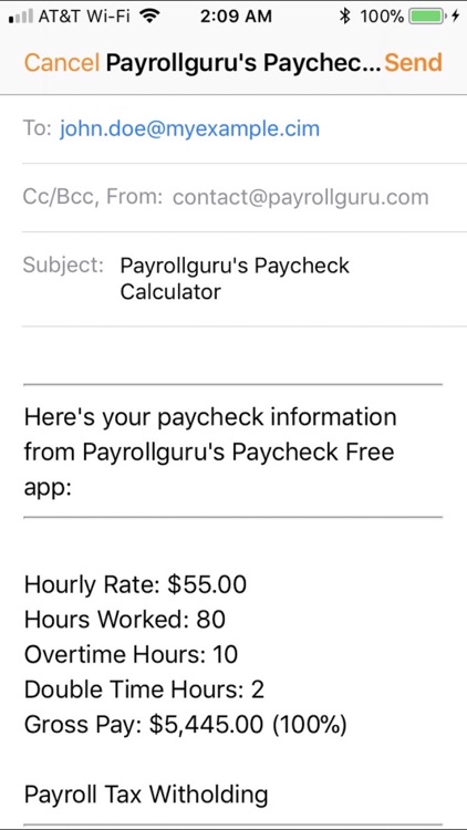 Paycheck Lite : Mobile Payroll screenshot-3