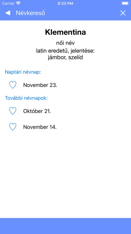 Névnaptár screenshot-7