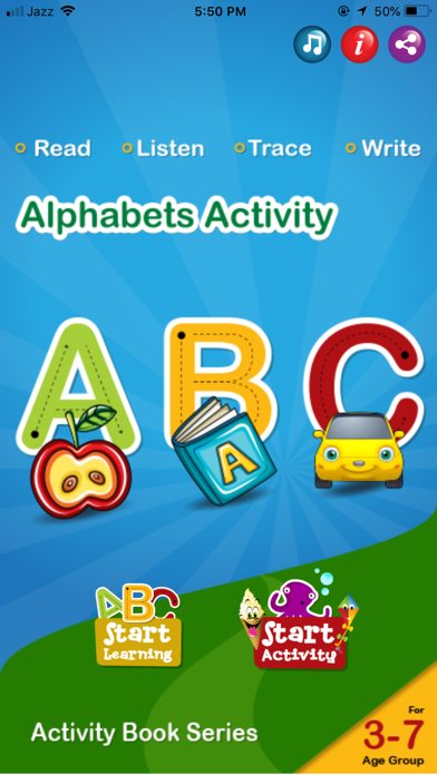 How to cancel & delete Alphabets Activity Book Lite from iphone & ipad 1