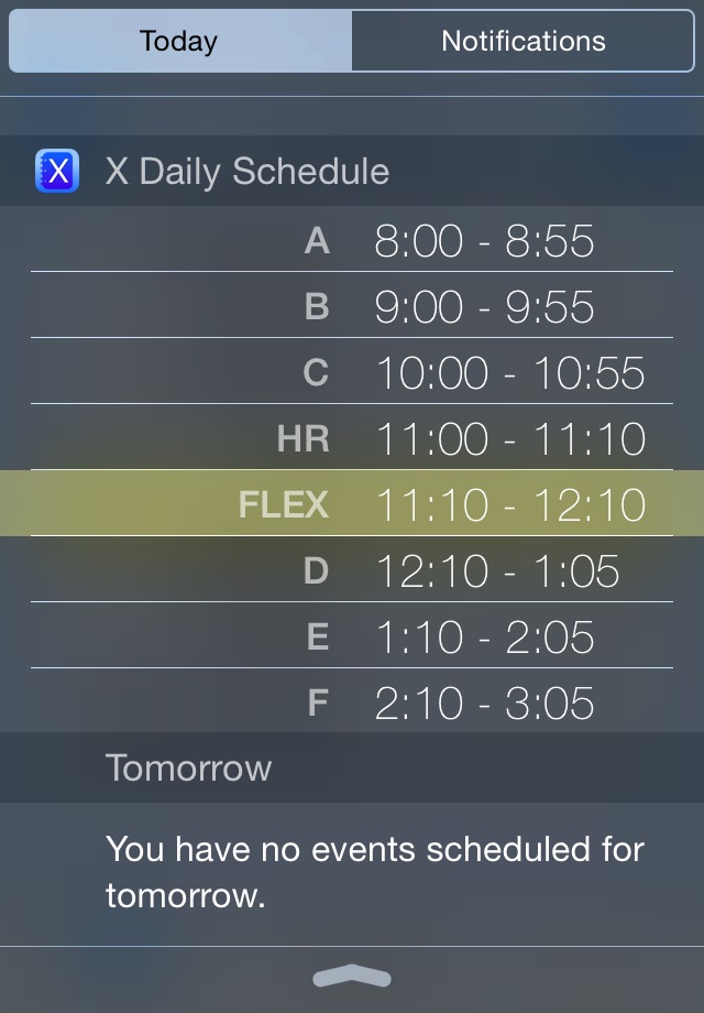 X Schedule - Daily Order screenshot 2