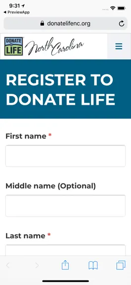 Game screenshot Donate Life North Carolina apk