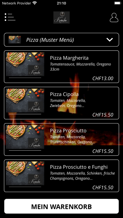 Kränzlin Pizzeria Emmen screenshot 2