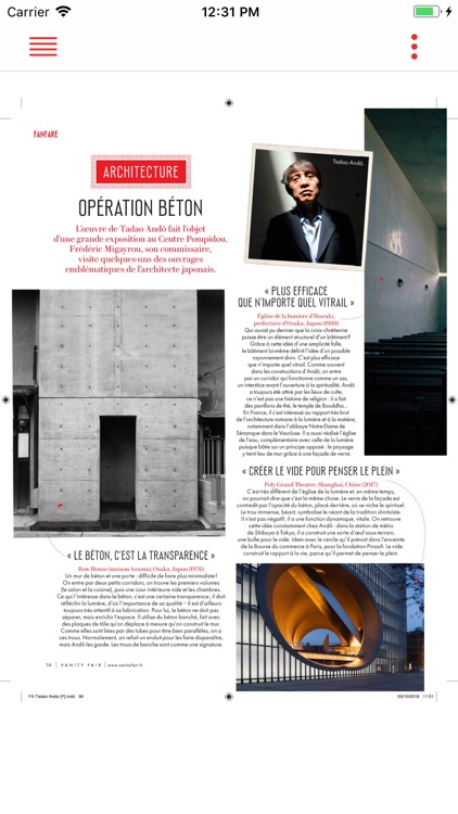Vanity Fair Magazine France screenshot-3