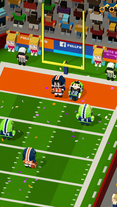 Blocky Football - Endless Arcade Runner Screenshot 4