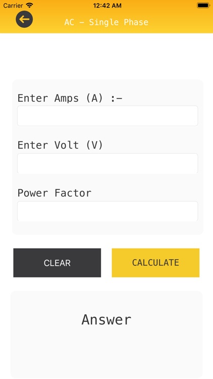 Volt-Amp-Watt-Ohm Calculate