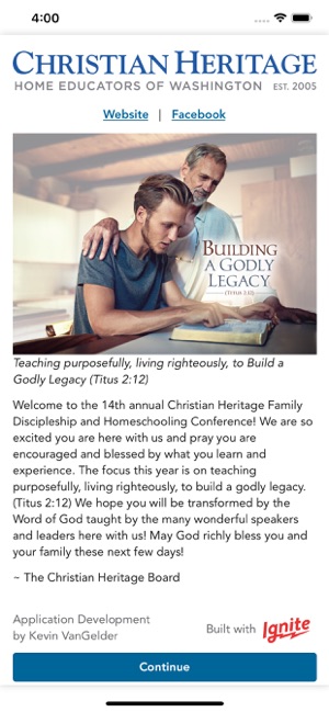 Christian Heritage Home Edu WA(圖1)-速報App