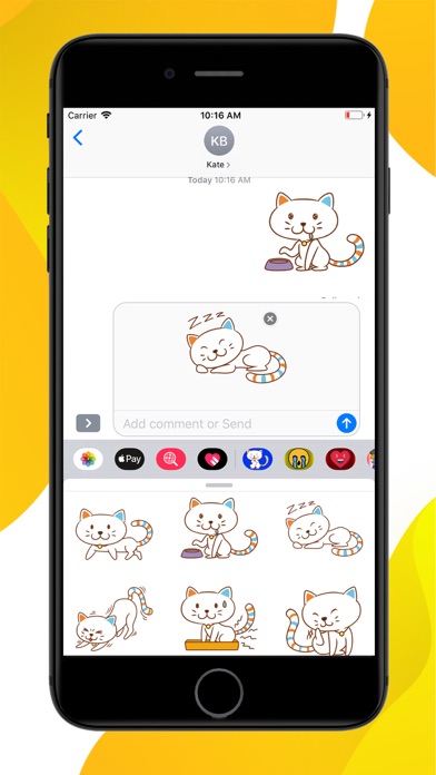 Cat Emoji Sticker screenshot 2