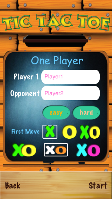 TicTacToe - One & Two Player screenshot 2