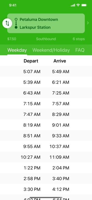 Wye · SMART Train Schedules(圖3)-速報App