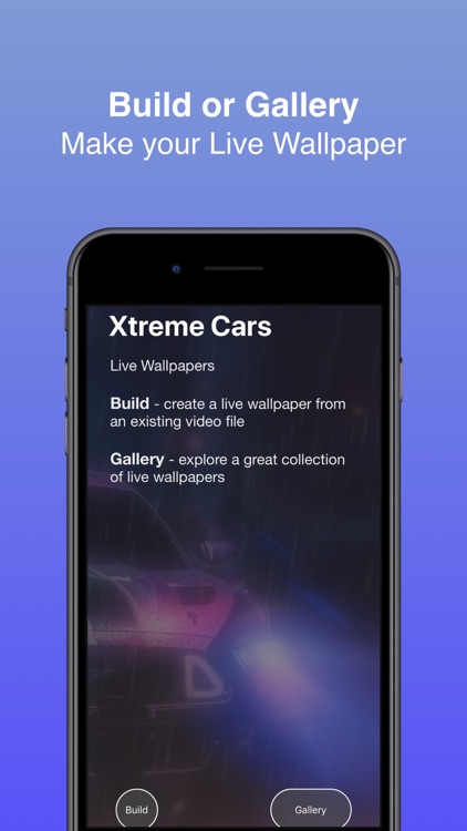 Live Wallpapers Xtreme Cars HD