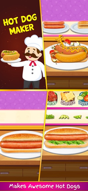 Hot Dog, Burger, Pizza Cooking(圖3)-速報App