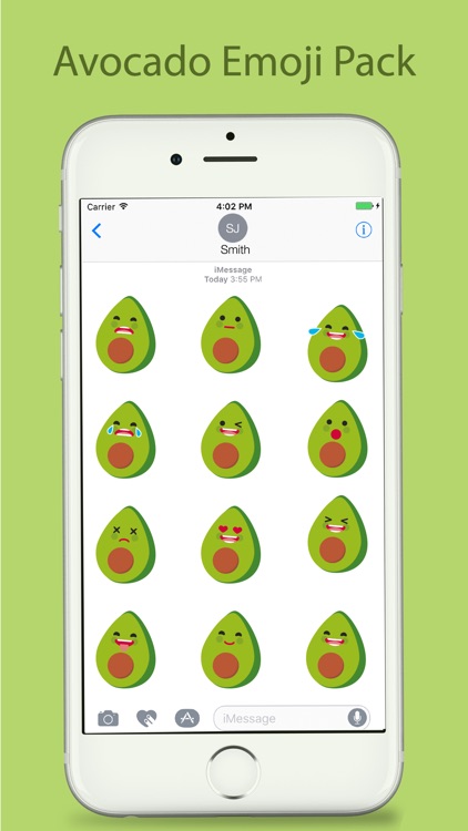 Avacado Emoji Stickers