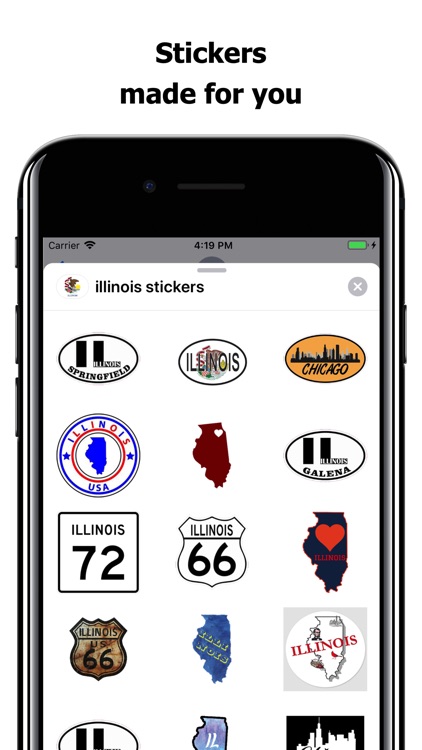 Illinois emojis - USA stickers