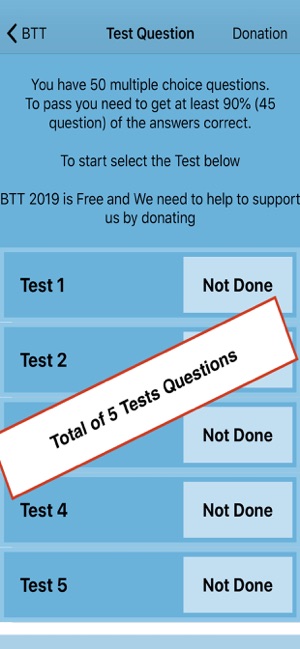 BTT 2019 Basic Theory Test(圖2)-速報App