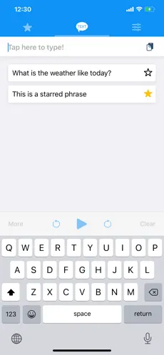 Screenshot 1 Text to Speech! iphone