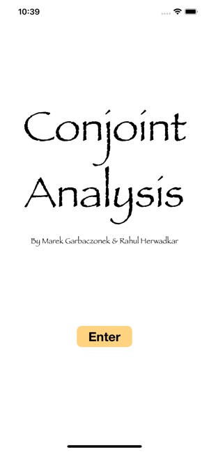 Conjoint Analysis