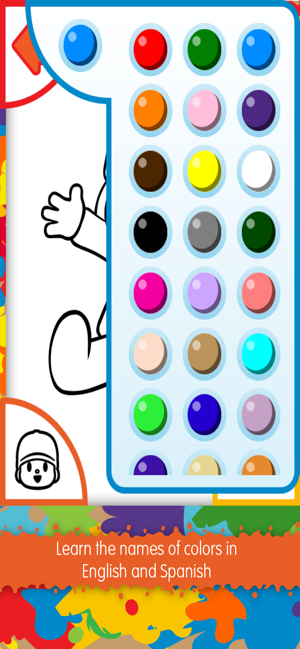 Pocoyo Colors - colorear niños(圖4)-速報App