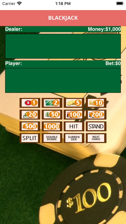 BlackJackX Casino game