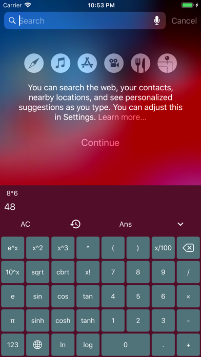 Calculator - Keyboard Support screenshot 2