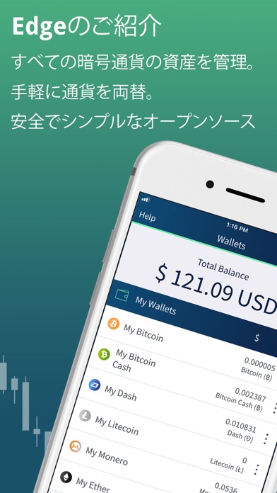 Edge ビットコインbtcウォレットと暗号通貨 Iphoneアプリ Applion