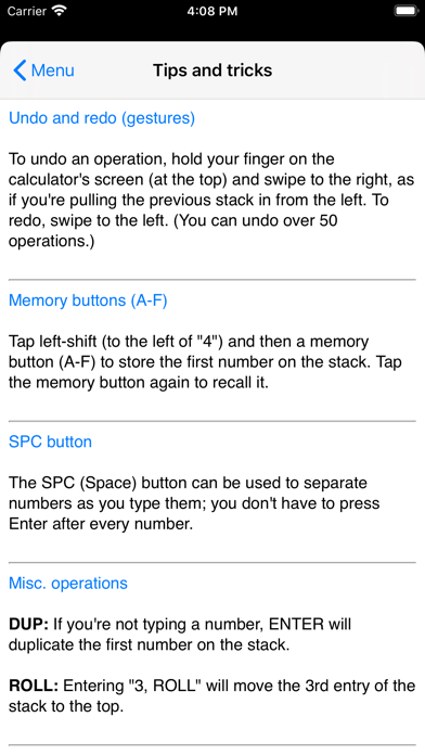 RPN Calculator 48 screenshot1