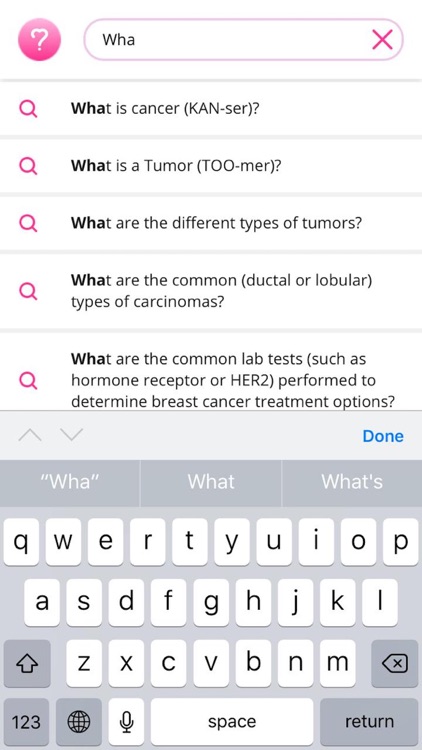 Breast Cancer Questions