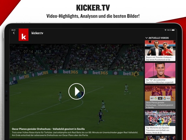 Kicker Fussball News On The App Store