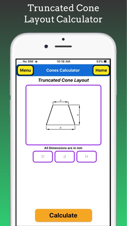 Cones Calculator