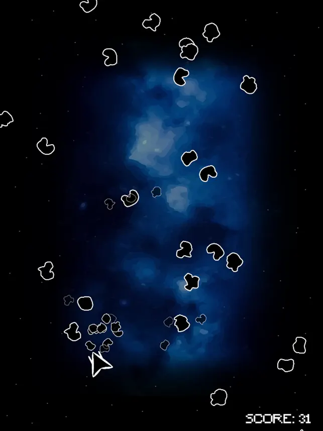 Asteroid Defence, game for IOS