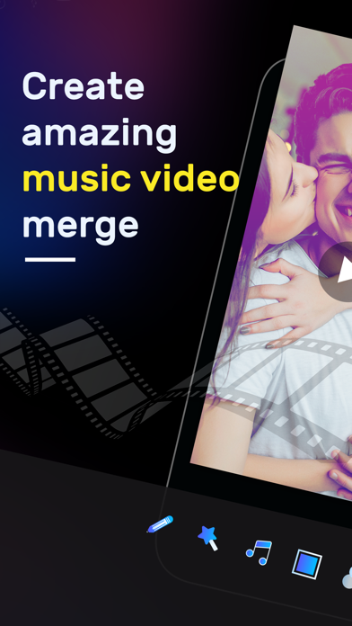 How to cancel & delete Merge Videos - Add Music and overlay effects to videos from iphone & ipad 1