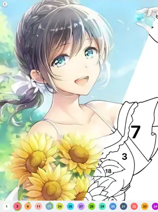 Immagine 4 Anime Paint - Color By Number iphone