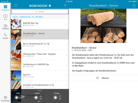 ROBINSON App screenshot 2