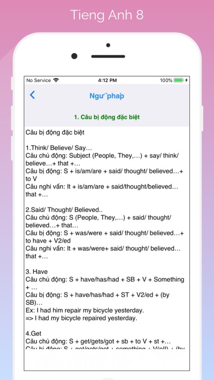 Tieng Anh Lop 8 - English 8 screenshot-7