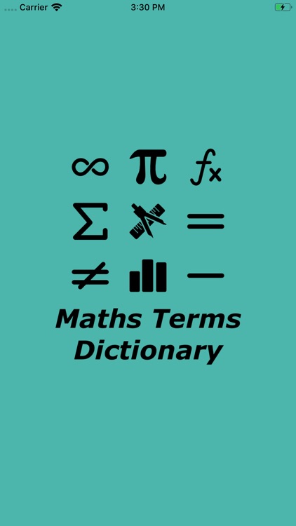 Maths Terms Dictionary