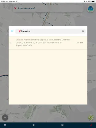 Screenshot 3 Mapas Bogotá Bici iphone