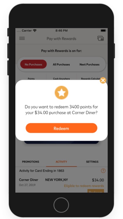 Pay with Rewards