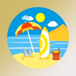 Outdoor round sticker