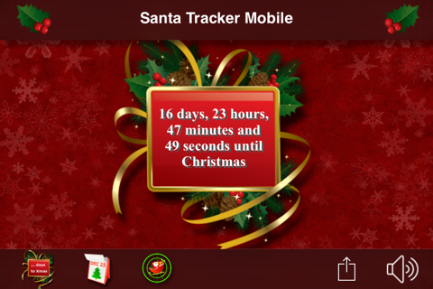 Santa Tracker Mobile - náhled