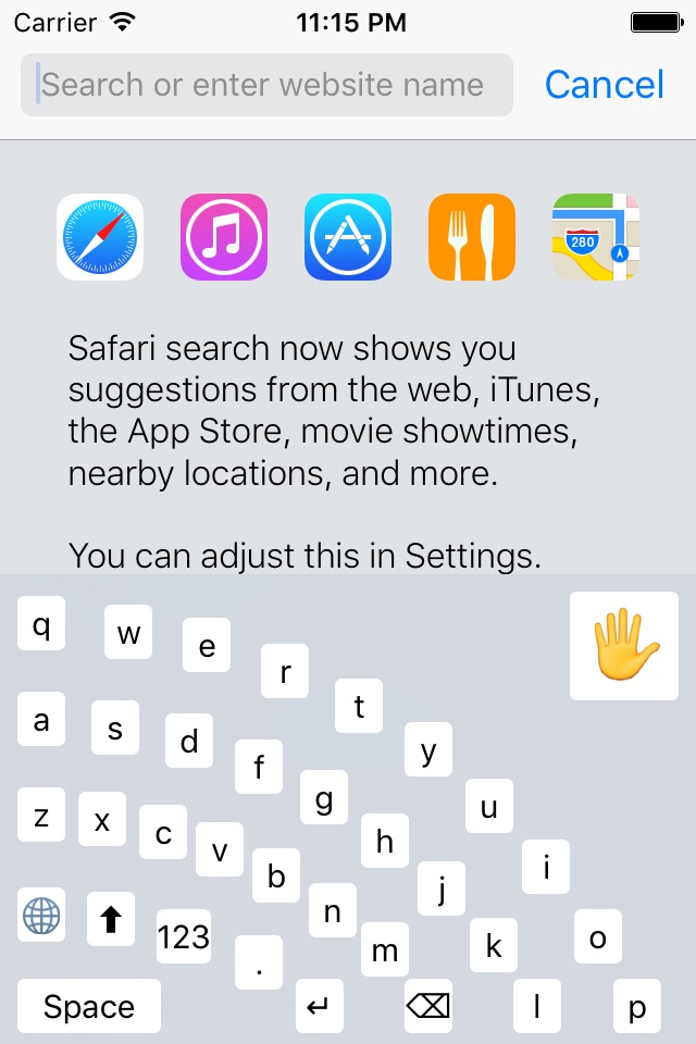 One-Hand Keyboard screenshot 2