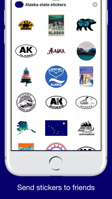 Alaska emoji - USA stickers screenshot 4