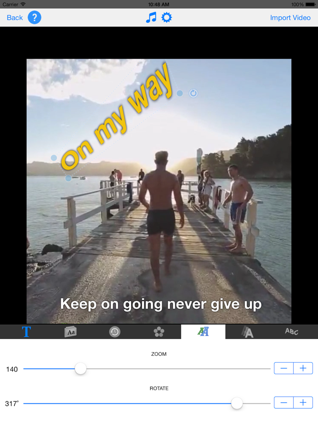 ‎TextVideo - Text on Video Screenshot