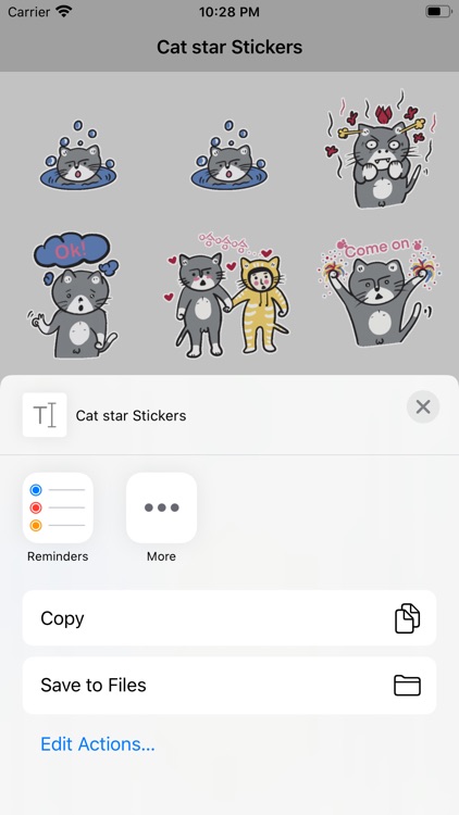 Cat star Stickers screenshot-3