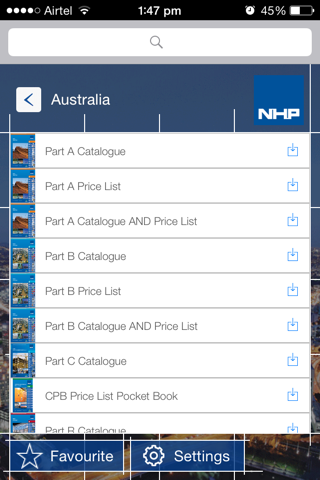 NHP eCatalogues screenshot 3