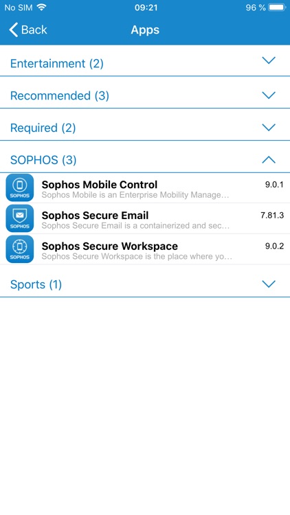 Sophos Mobile Control