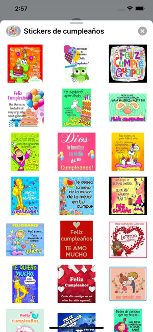 Stickers de cumpleaños