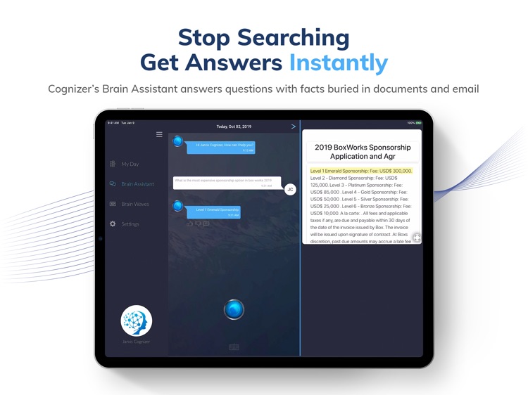 Cognizer BrainPad for iPad